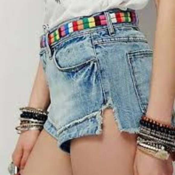 Free People Eliot Embroidered Shorts - Picture 3 of 6